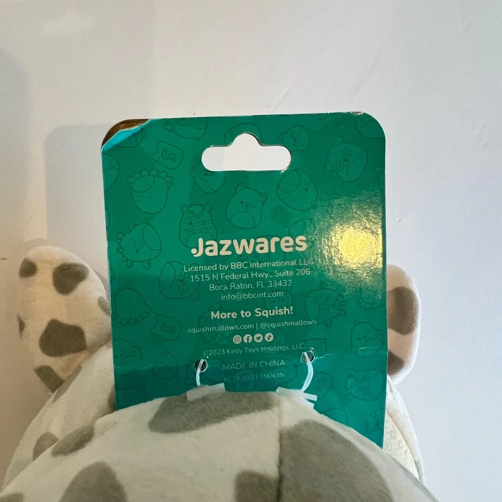 Kids Squishmallows Rosie Pig Tag Size 11/12 Slippers